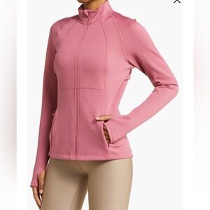 SWEATY BETTY LONDON | Power Boost Workout Zip Through Adventure Pink| Medium